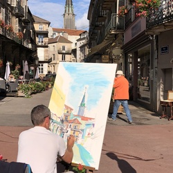 Peintres dans la rue